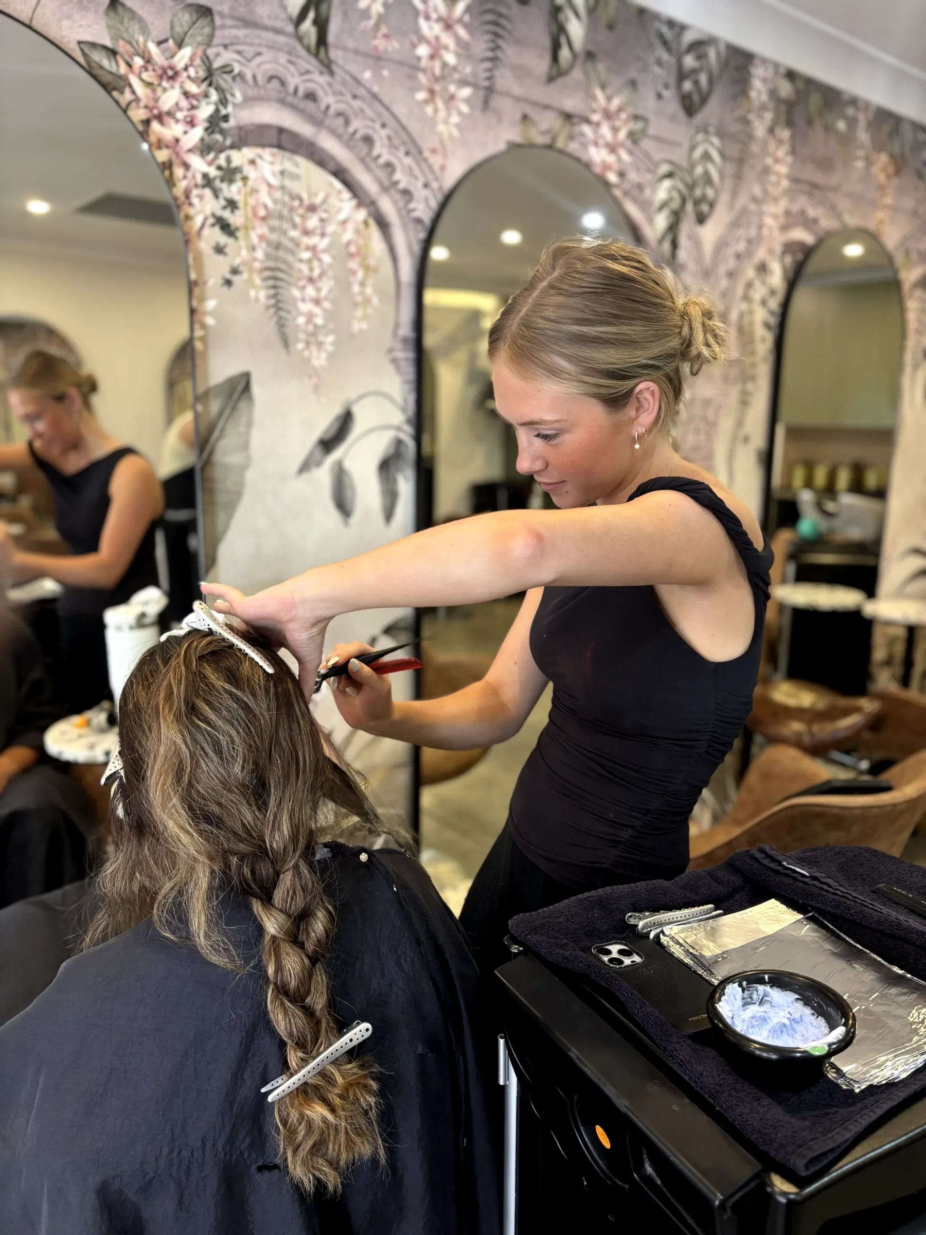 Hair work by Georgia