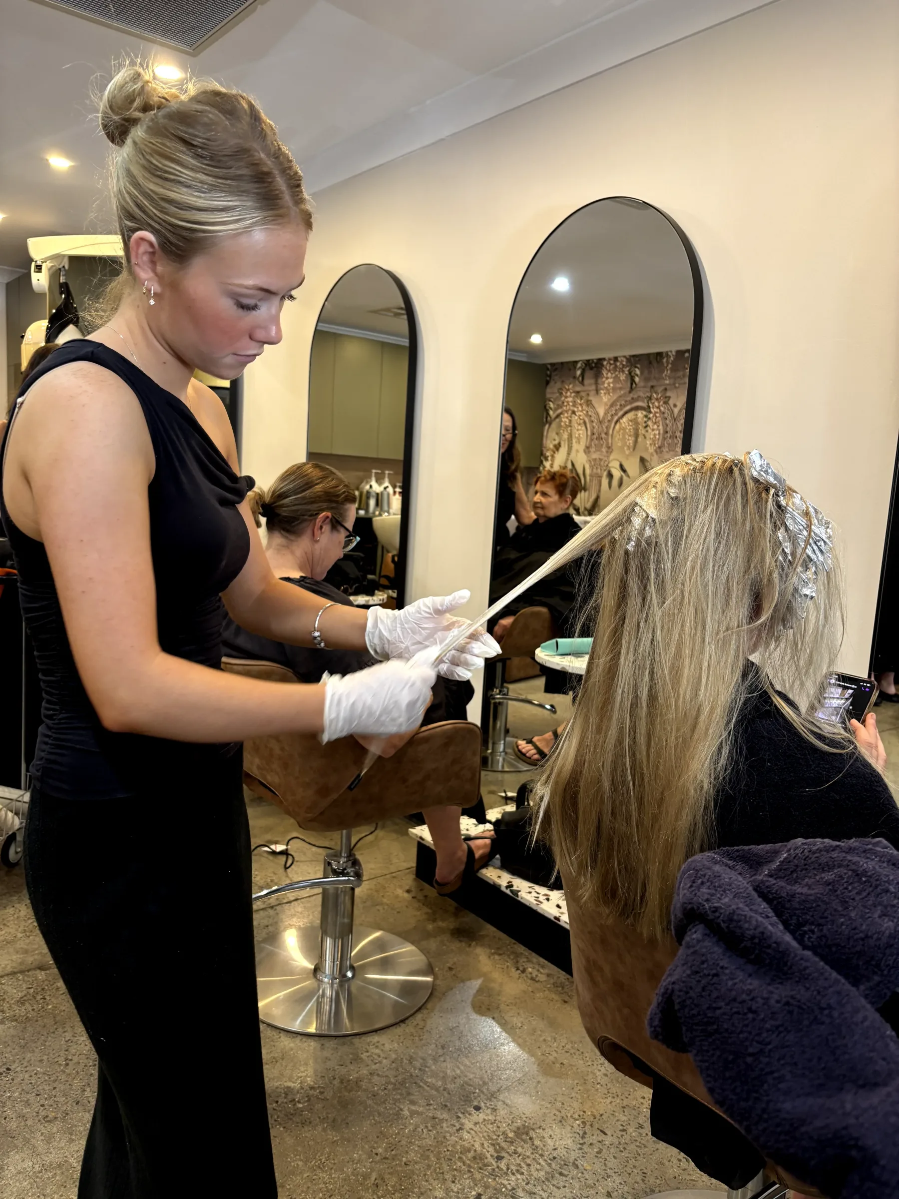 Hair work by Georgia