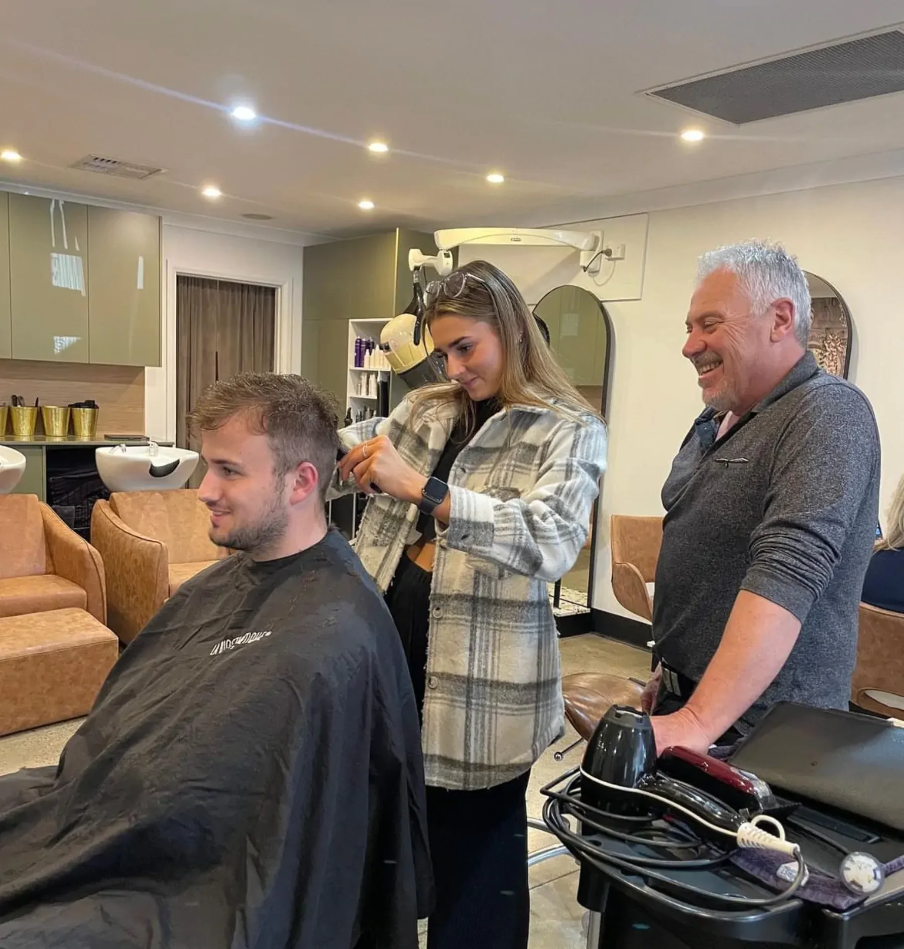 Hair work by Laurence