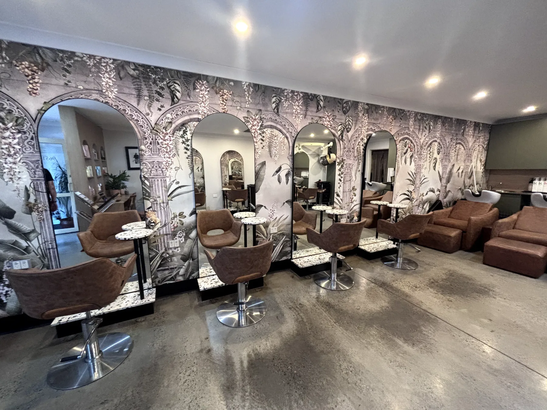 Radical Hair Community salon interior in Dural